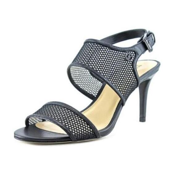 Michael Kors Women's Leilah Mesh Ankle Strap Heels Size 10 - Picture 1 of 13